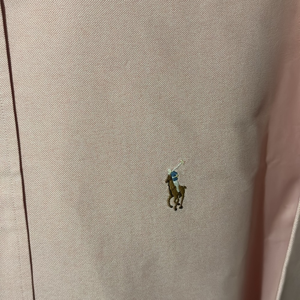 RALPH LAUREN Button-Down Collar Logo-Embroidered Cotton Oxford shirt - Picture 3 of 5